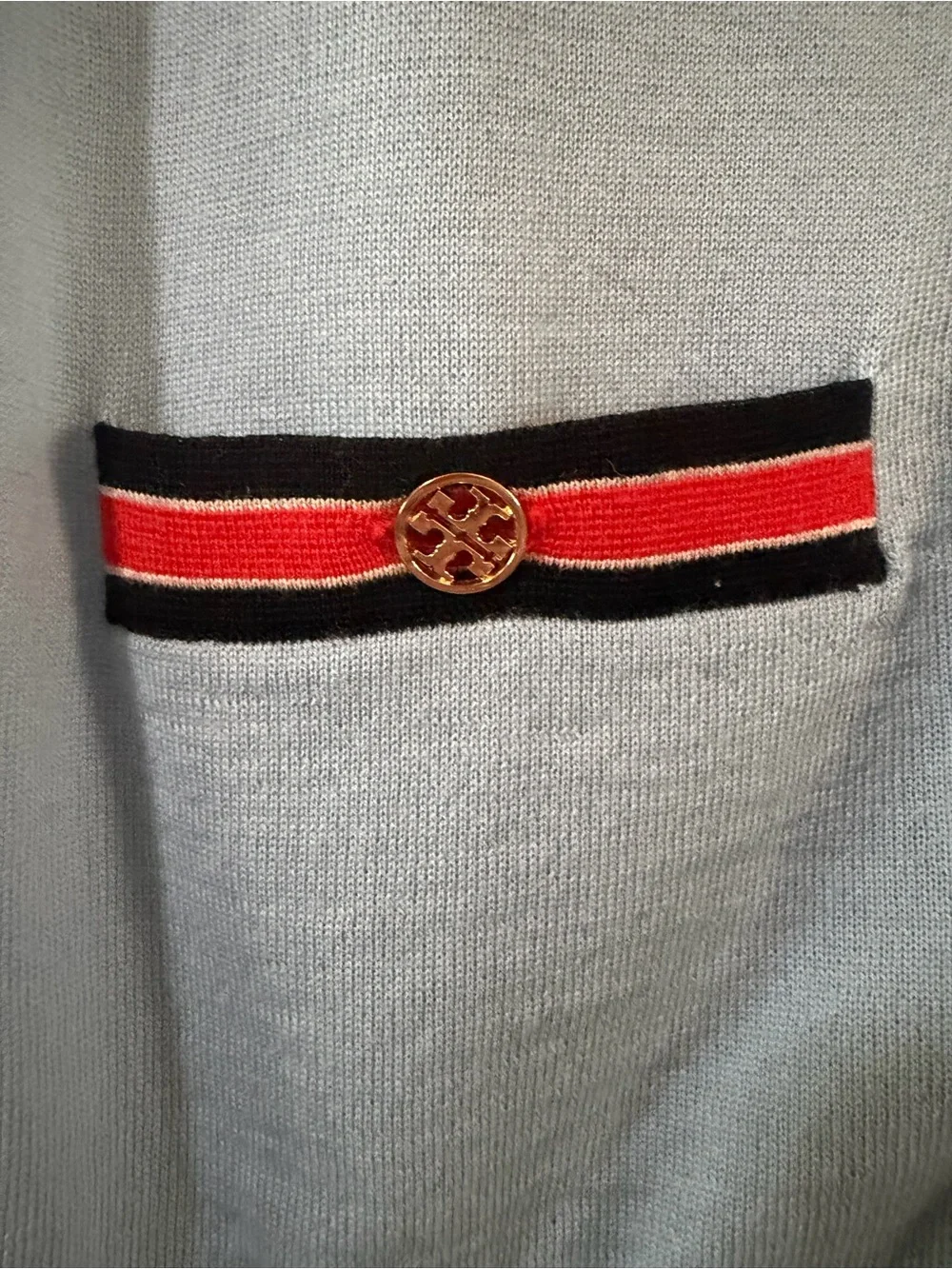 Tory Burch |‎ Madeline Colorblock Merino Wool Cardigan